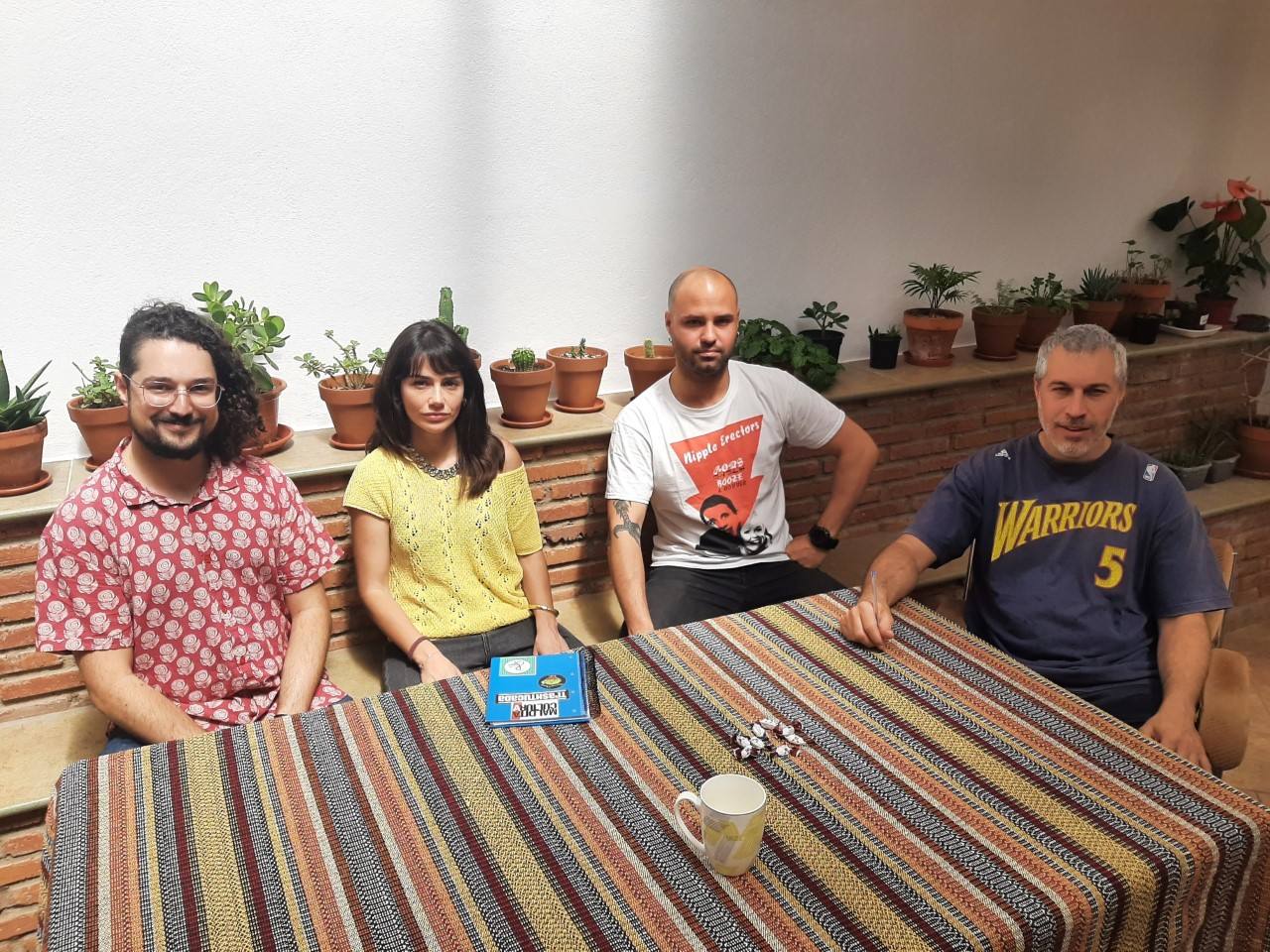 Los cuatro creadores en Casa MAL 