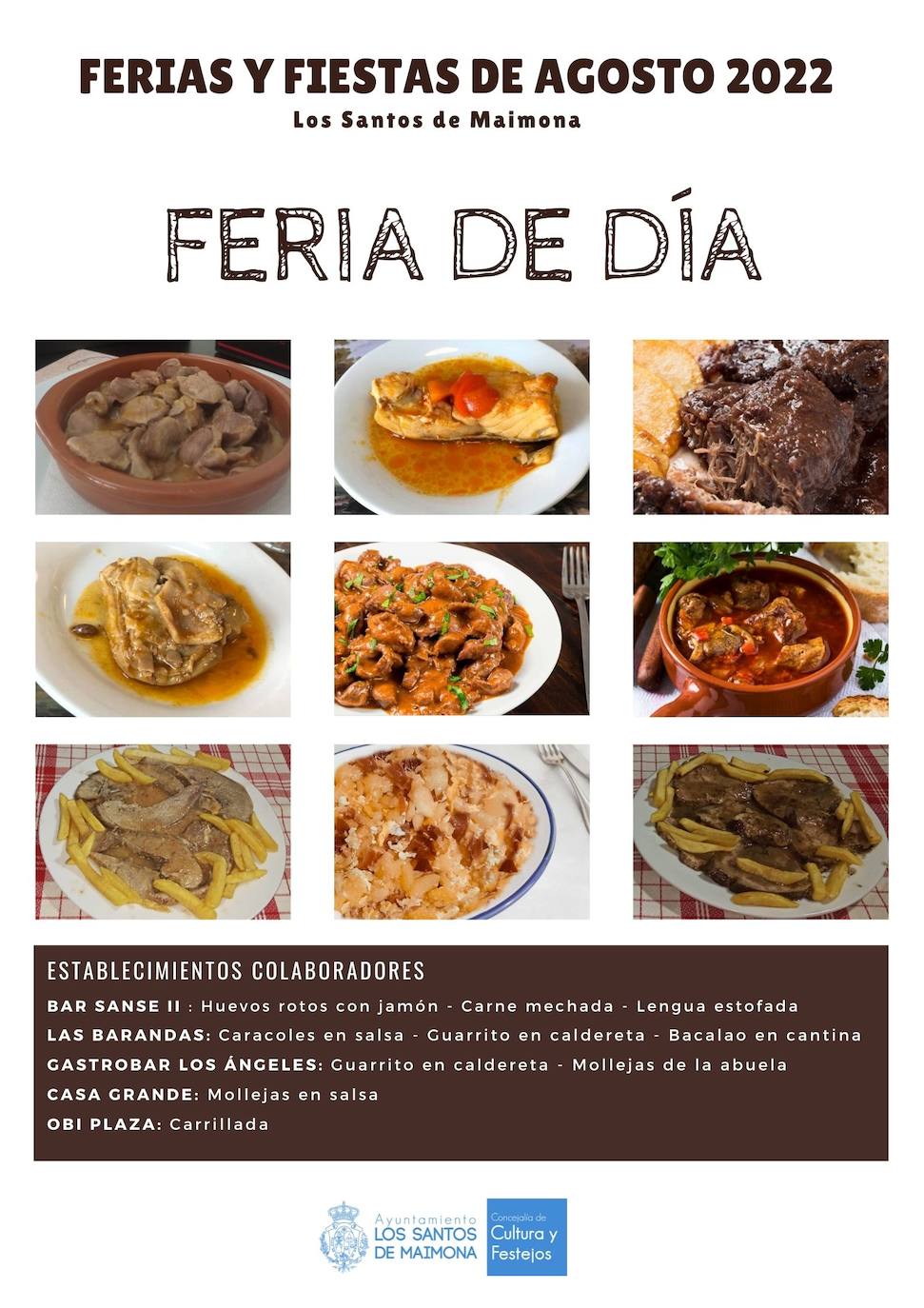Platos de la feria de día 