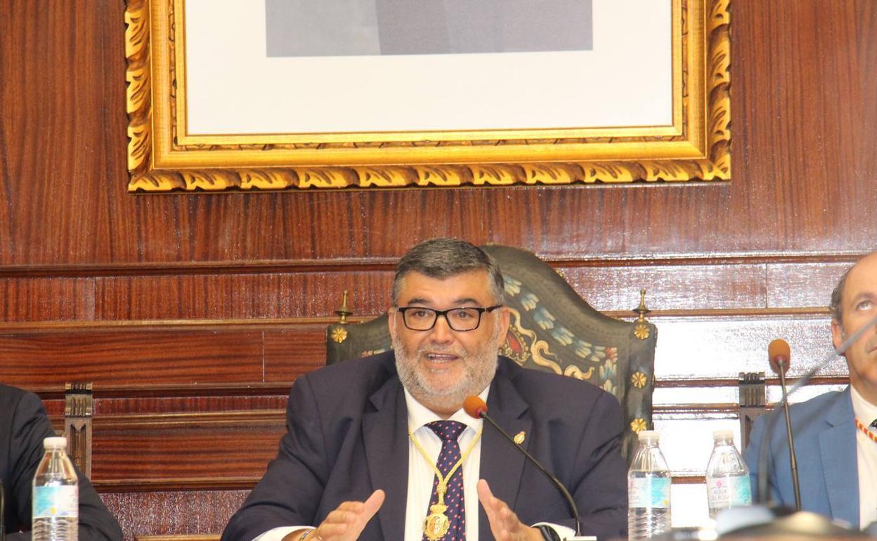 Momento del discurso de Lavado 
