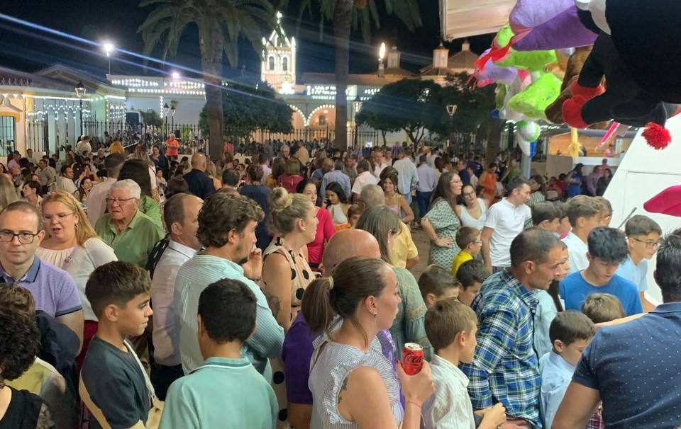 Un gentío en la noche del sábado 