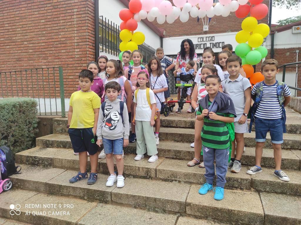 Alumnos del Mauricio Tinoco en su primer dia del curso 2022-2023
