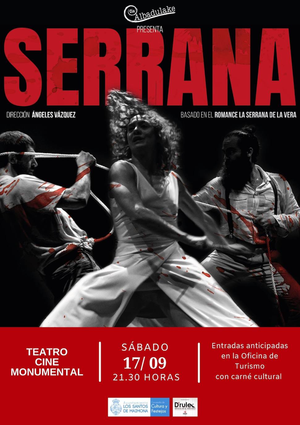 Cartel de la obra de teatro 'Serrana' 