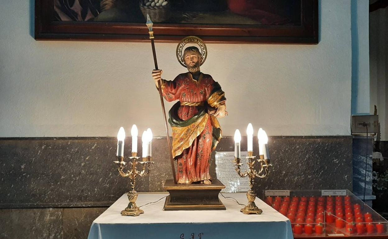 San Judas Tadeo está ahora en la parroquia 