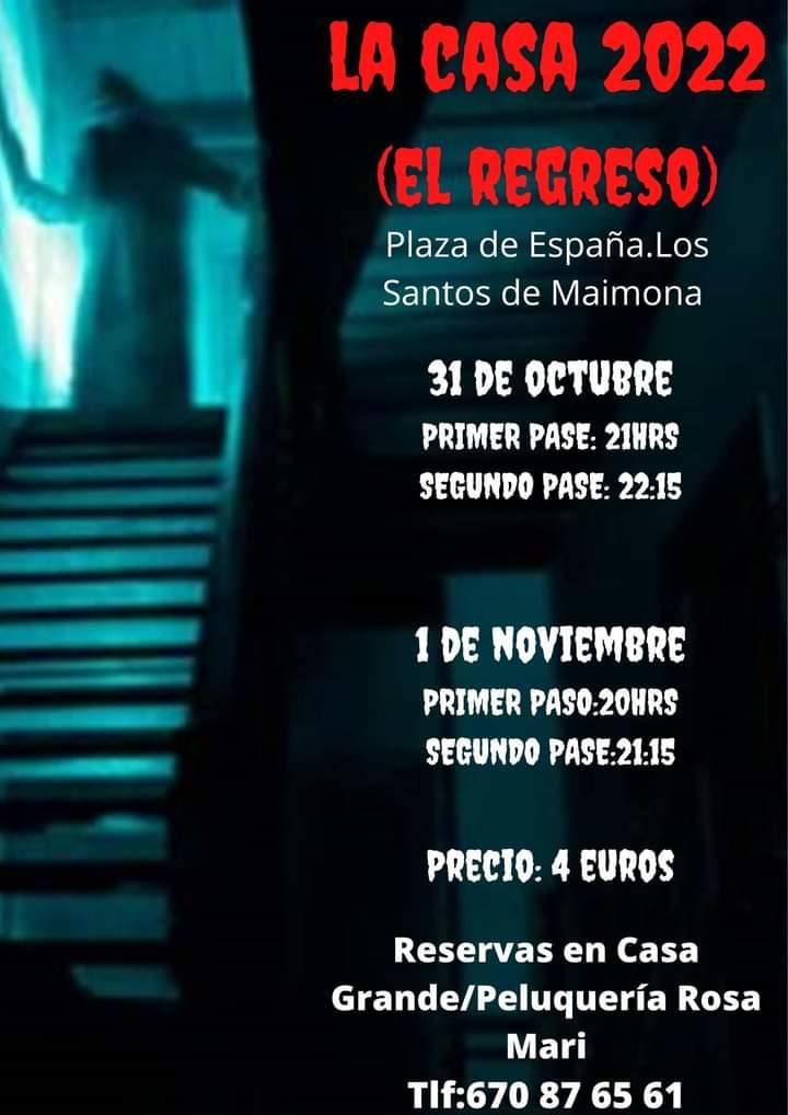 Cartel de la Casa del Terror 2022 