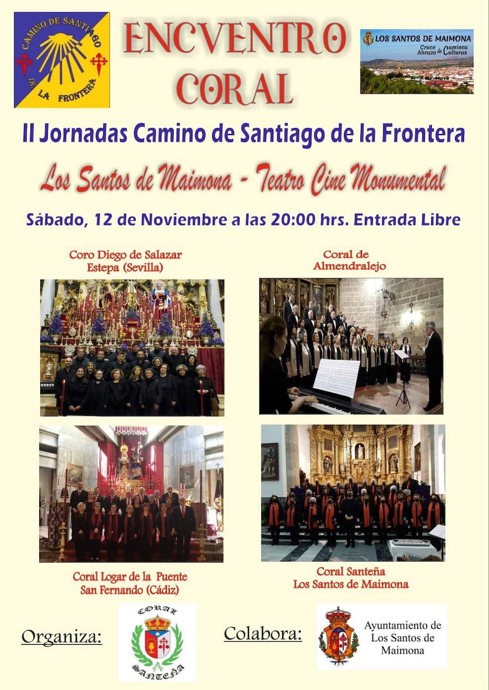 Cartel del encuentro coral