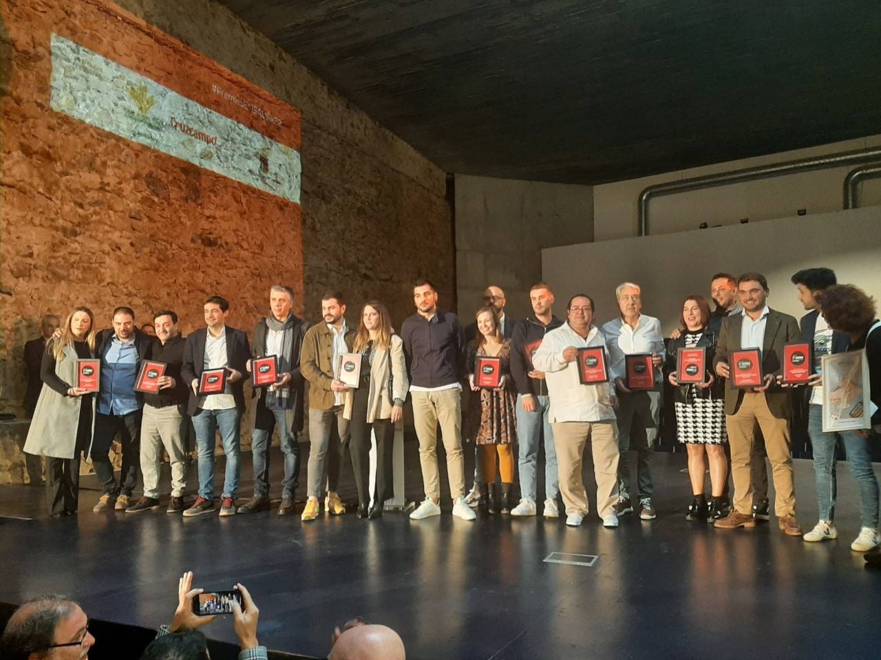 Todos los premiados en foto de familia 