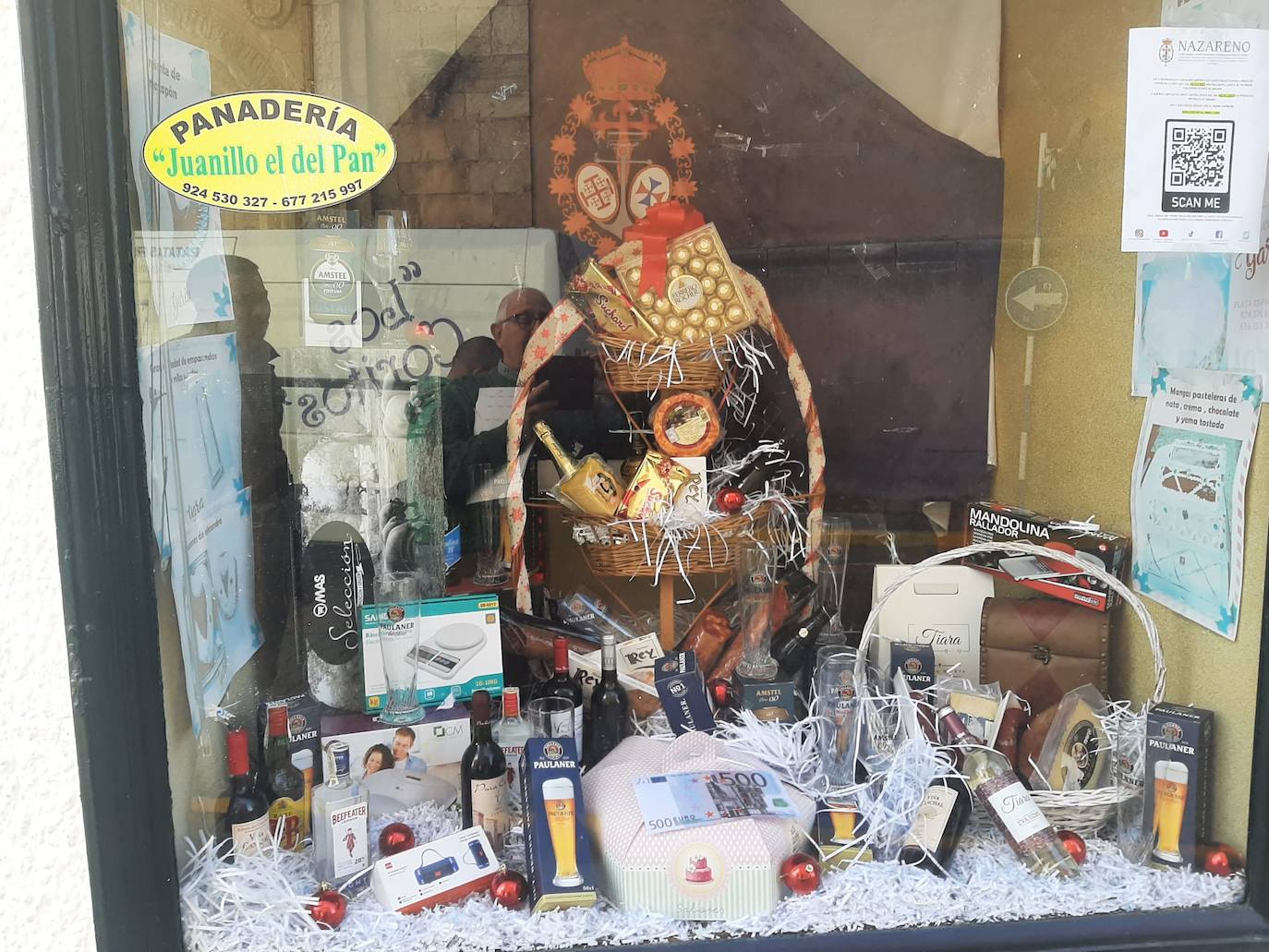 Escaparate que se rifará por Navidad 