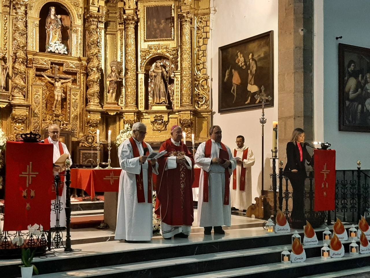 Otro momento de la ceremonia 