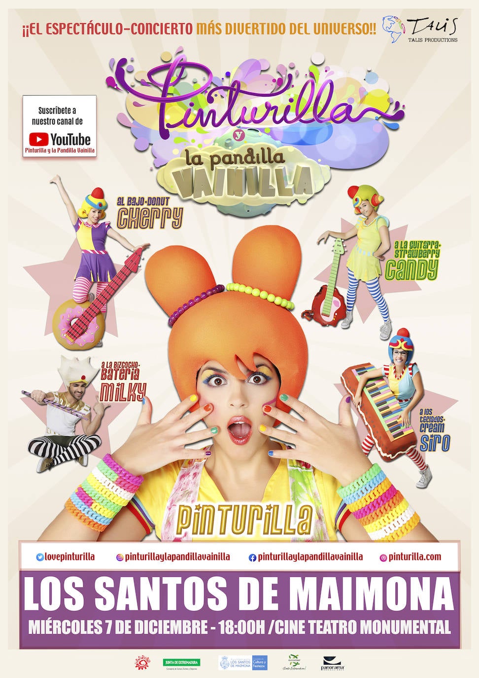 Cartel de 'Pinturilla y la Pandilla Vainilla'