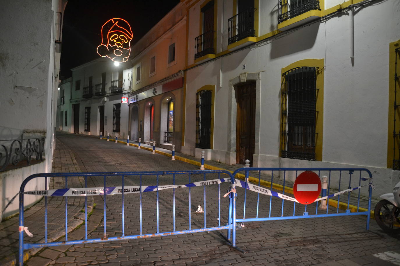 Cortada la calle 