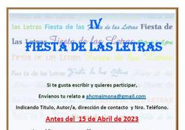 Cartel anunciador de la cuarta edición