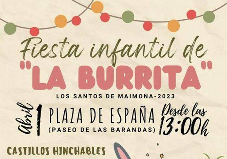 Este sábado se celebra la fiesta infantil de la Burrita