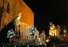 Virgen de las Angustias y Jesús Amarrado a la Columna