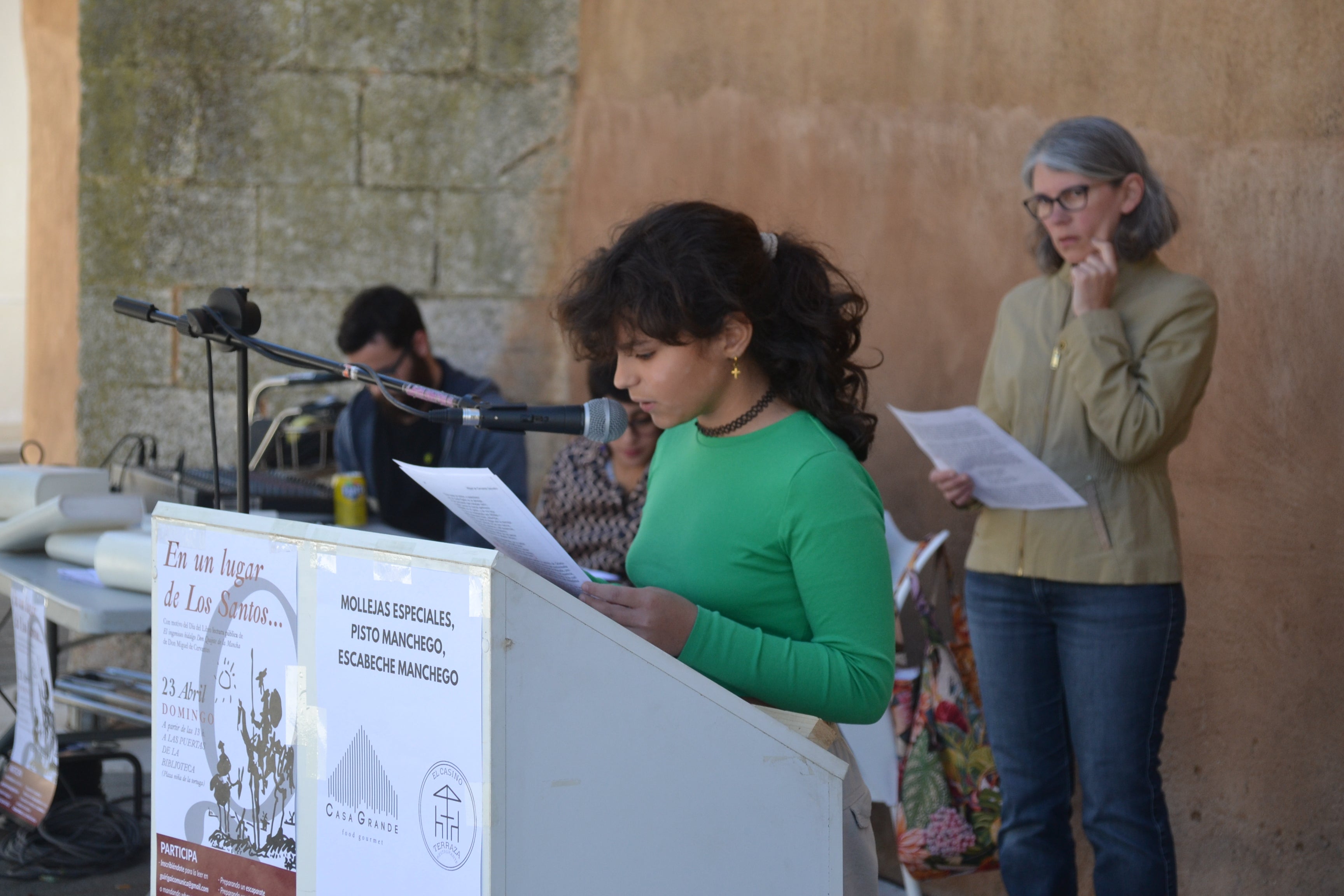 Una de las participantes pasadas las dos y media de la tarde