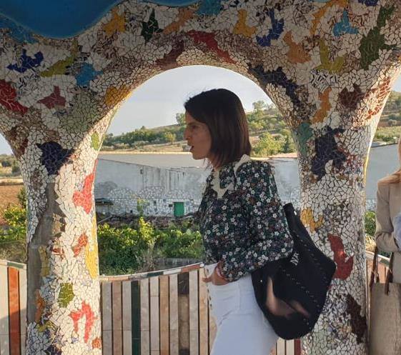 Visita de la Consejera de Turismo al Capricho de Cotrina