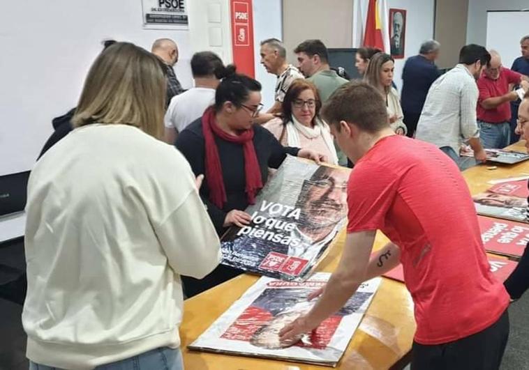 Los socialistas rechazan la campaña electoral 'sucia' del PP en Los Santos