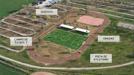 Instalaciones del footing que propone el PSOE