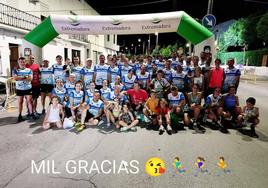 Miembros de la ACS tras la celebración de la Nocturna