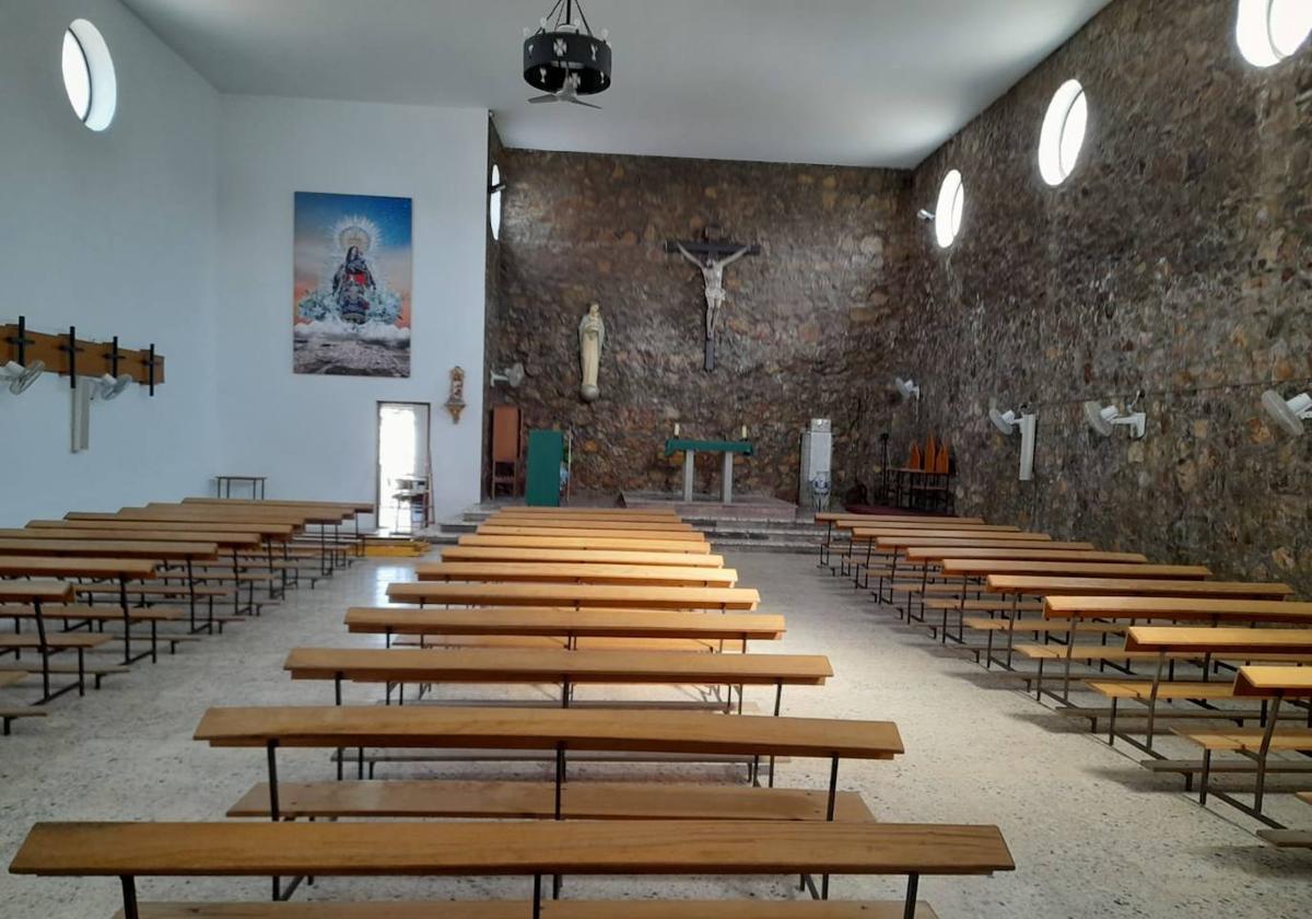 Nuevo aspecto del interior del templo del santo Ángel