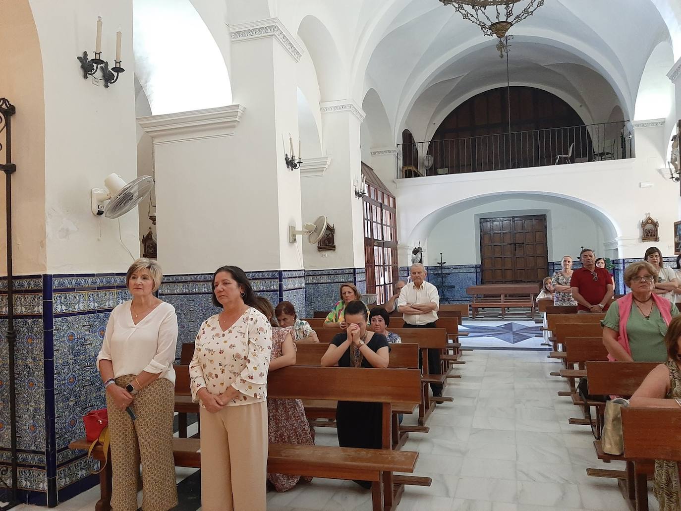 En el inicio de la Adoración, tarde del sábado