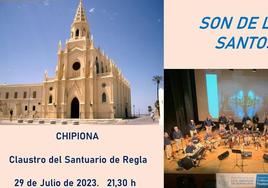 Cartel del concierto en Chipiona