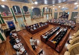 Junta General que constituye los órganos de decisión del consorcio provincial de esta mañana