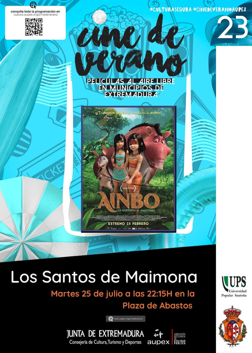 Este martes se clausura el Cine de Verano con 'Ainbo. La guerrera del amazonas'