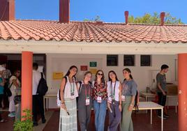 Las cinco jóvenes de la Parroquia de Los Santos ya están en Cascais