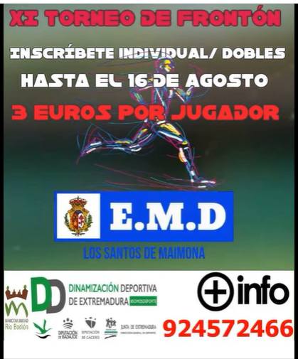 Cartel de las inscripciones al torneo