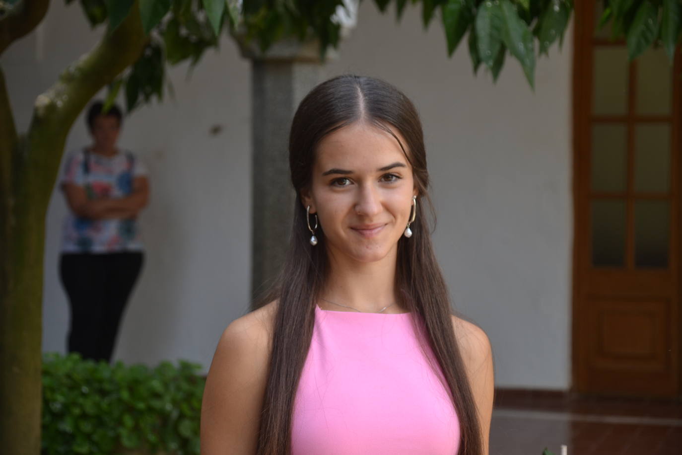 La candidata de la asociación 'a caballo por Maimona'