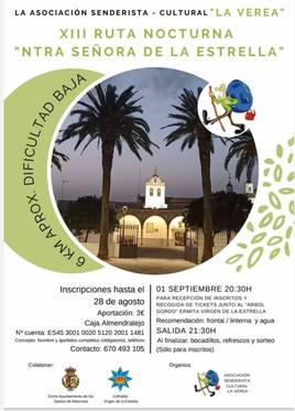 Cartel de la ruta nocturna