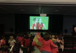 Asistente a ver la final