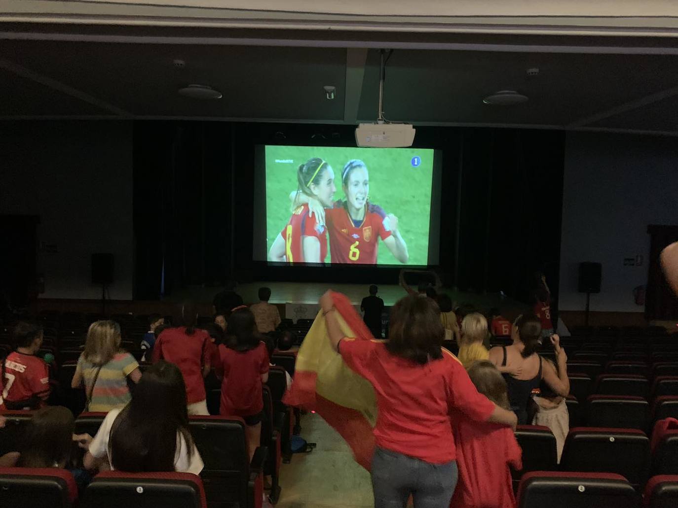 Asistente a ver la final