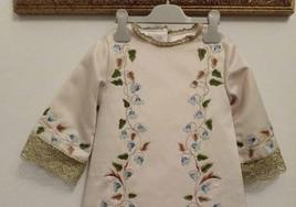 La Virgen de la Estrella estrena vestido hecho por bordadoras de Villafranca