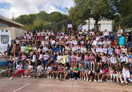 Alumnos del Romero en su primer día