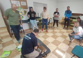 Un momento del curso