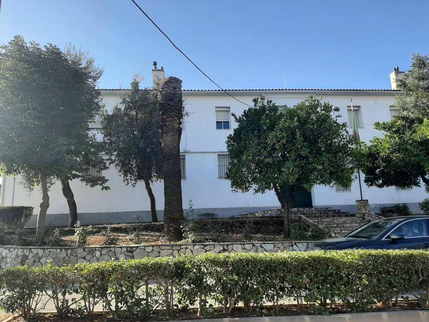 fachada del cuartel