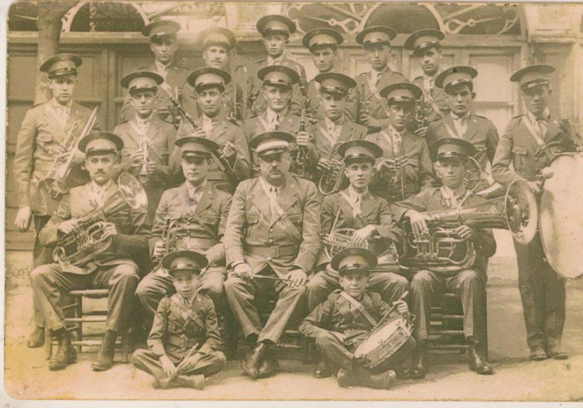 Banda de Música de Los Santos en el año 1927