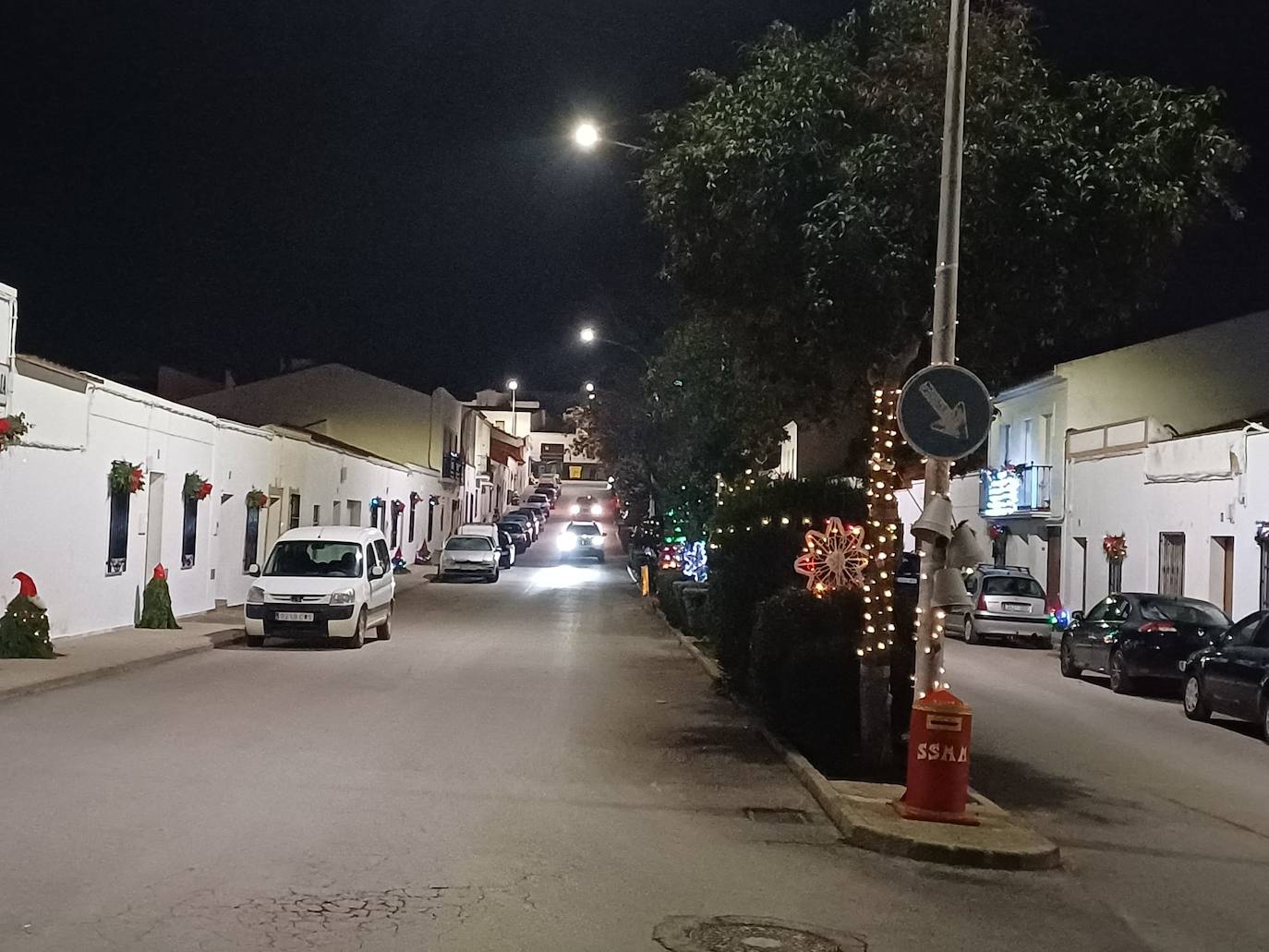 Calle participante en el concurso de decoración