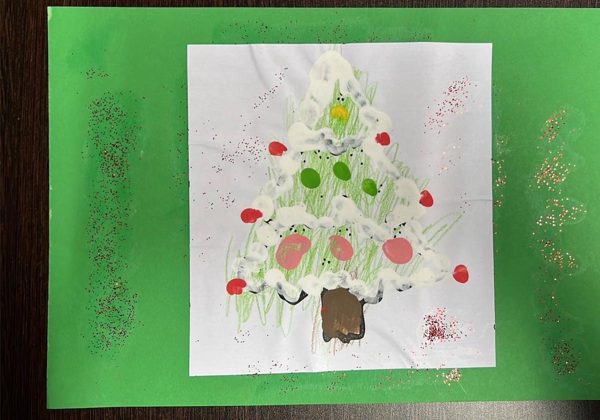 Una postal muy propia de Navidad