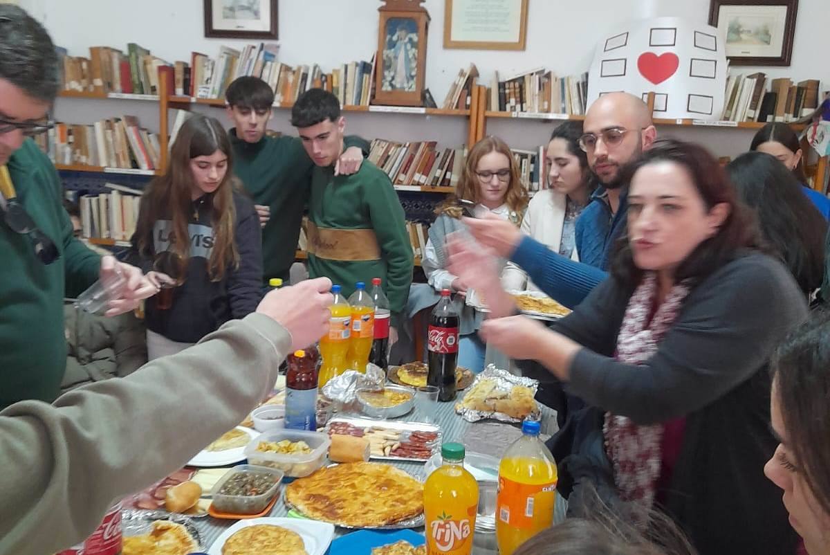 Compartiendo la comida