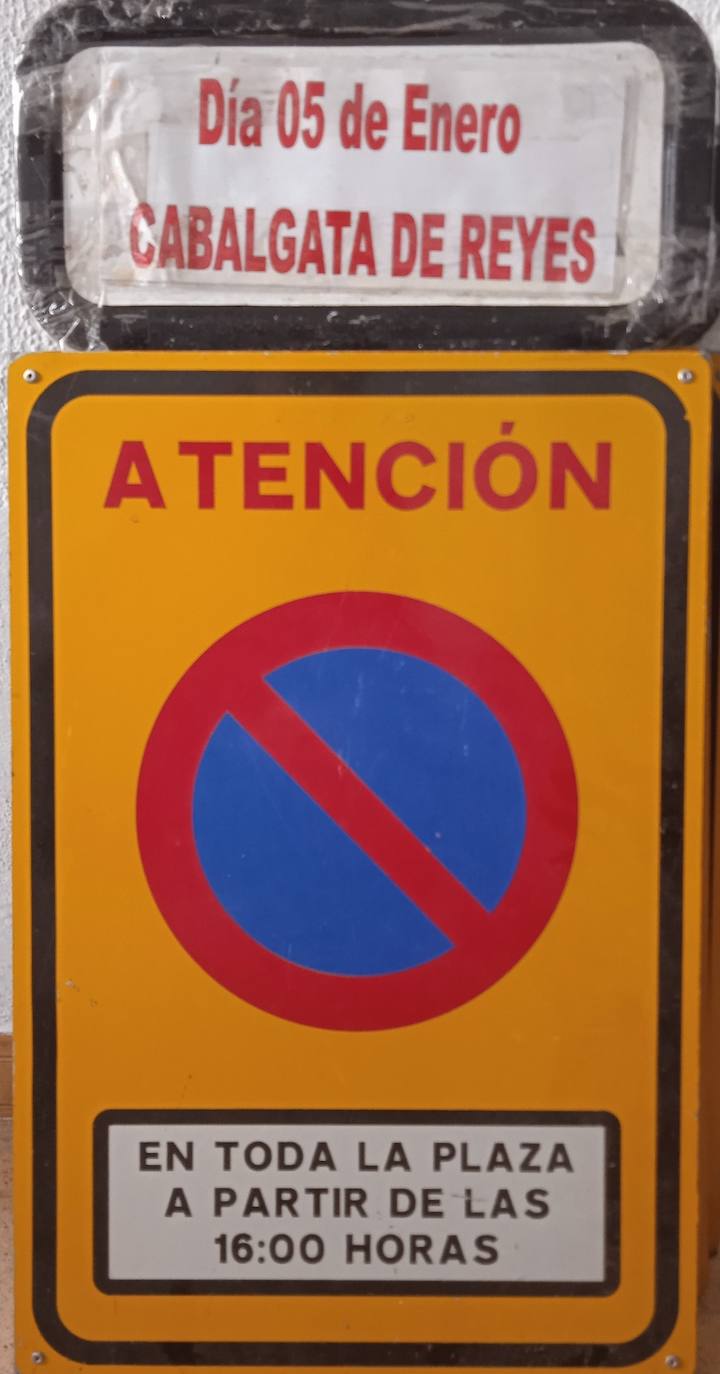 Señalización para el 5 de enero 
