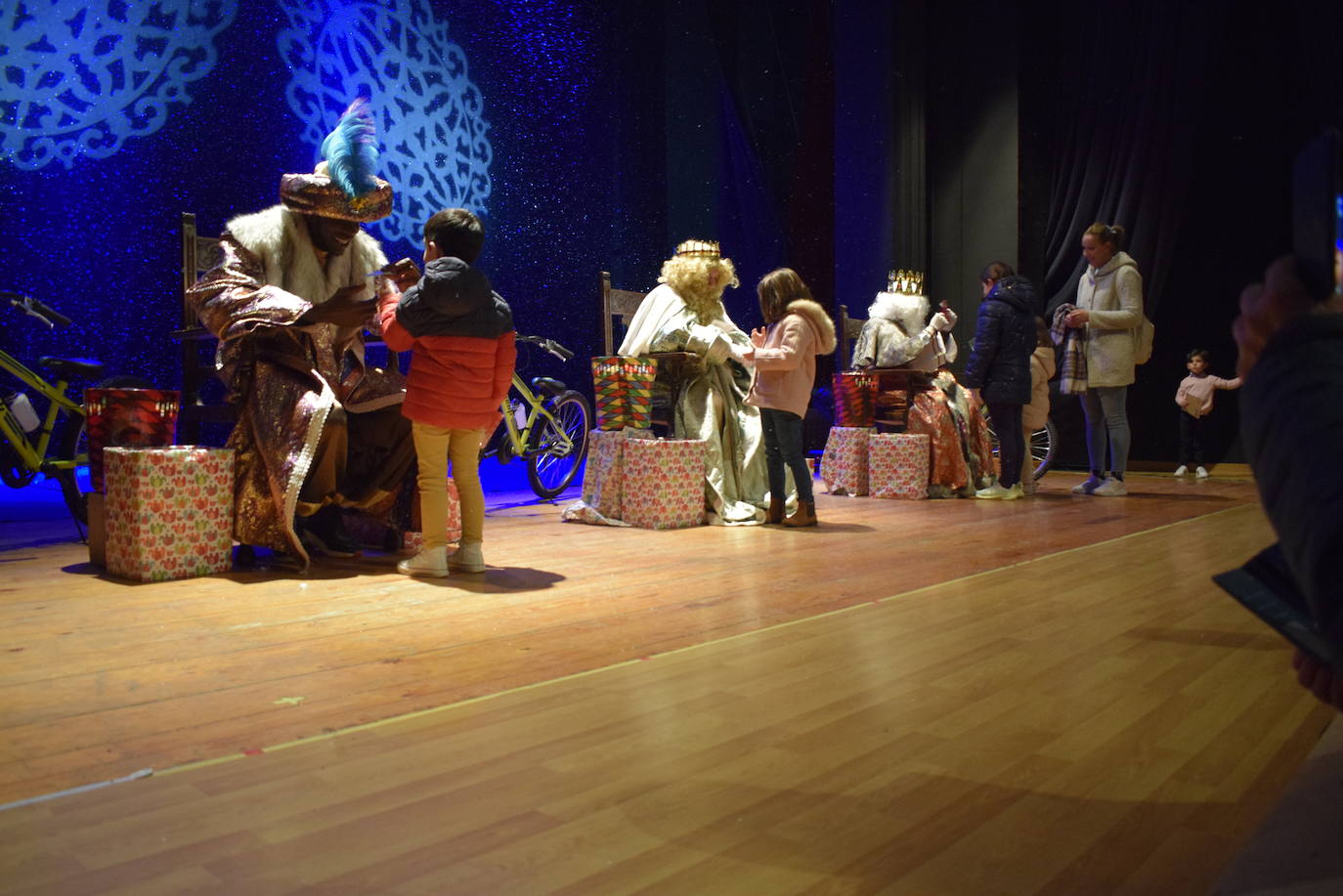 Entrega de la carta a los Reyes magos 