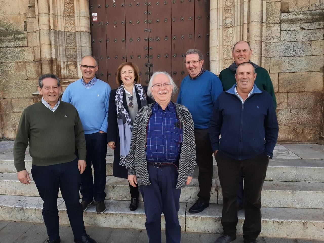 Algunos de los Guías Turisticos Voluntarios de Los Santos 