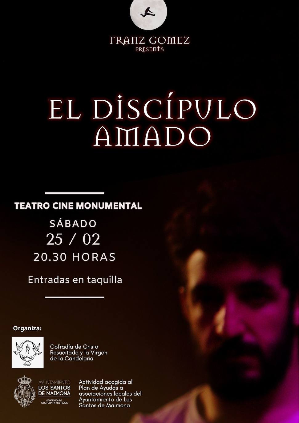 Cartel de la obra 'El discípulo amado' 