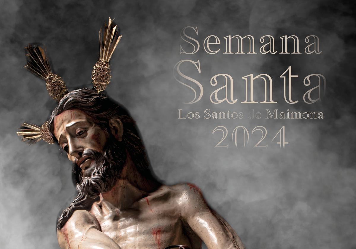 Cartel anunciador de la Semana Santa en Los Santos