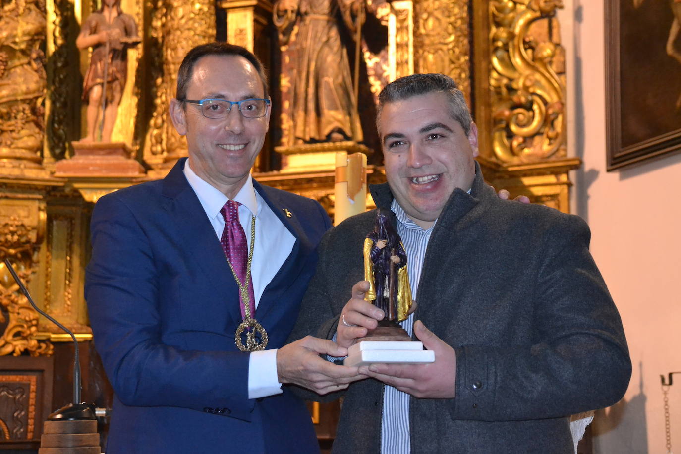 Momento de la entrega del Premio Nazareno