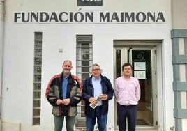 Gerente de Fundación, Eurodiputado y Mané Reyes, presidente del Patronato