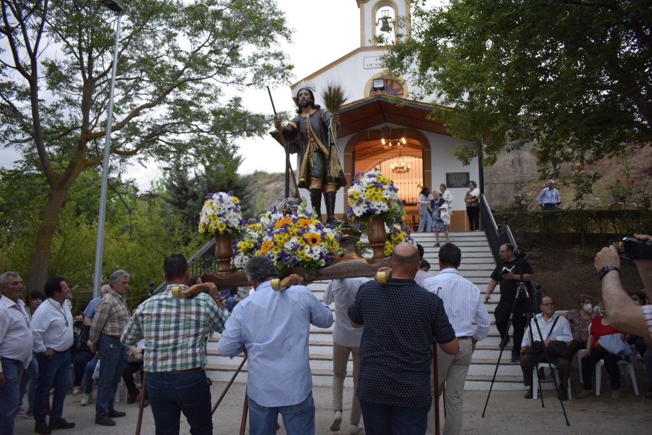 Llegada del Santoa su ermita