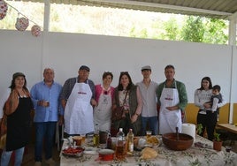 Una de las peñas participantes en ambos concursos